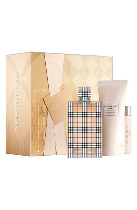 burberry brit gift set|burberry face towel gift set.